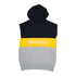 Adult Indiana Pacers 1/4 Zip Hooded Sweatshirt by New Era - Back View