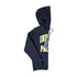 Adult Indiana Pacers 23-24' Tip-Off Hooded Sweatshirt in Navy by New Era - Right Side View