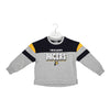 Youth Girls Indiana Pacers Puff Crewneck Sweatshirt in Grey by New Era