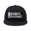 Adult NBA All-Star Weekend 2024 Logo 9FIFTY Hat in Black by New Era - Front View