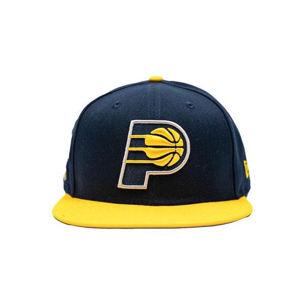 Adult Indiana Pacers Hidden 59Fifty Hat in Navy by New Era - Front View