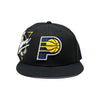 Adult Indiana Pacers Primary Logo Neon 59Fifty Hat in Black by New Era