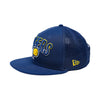 Adult Indiana Pacers Grade 9Fifty Hat in Navy by New Era - Angled Left Side View