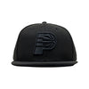 Adult Indiana Pacers Primary Logo Tonal 9Fifty Hat in Black by New Era