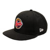Adult Indiana Fever Primary Logo Core 9Fifty Hat by New Era In Black - Angled Left Side View