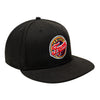 Adult Indiana Fever Primary Logo Core 9Fifty Hat by New Era In Black - Angled Right Side View