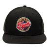 Adult Indiana Fever Primary Logo Core 9Fifty Hat by New Era In Black - Front View