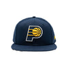 Adult Indiana Pacers Primary Logo 9Fifty Hat in Navy by New Era - Front View