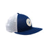 Adult Indiana Pacers LP Circle Patch 9Fifty Hat in Navy by New Era - Angled Right Side View