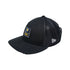 Adult Indiana Pacers LP Label Patch 9Fifty Hat in Navy by New Era - Angled Left Side View