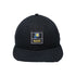 Adult Indiana Pacers LP Label Patch 9Fifty Hat in Navy by New Era - Front View