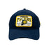 Adult Indiana Pacers 9Forty Plate Hat in Navy by New Era - Front View