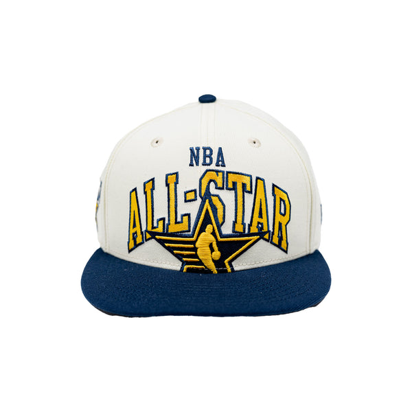 Adult NBA All-Star 2024 Indianapolis 9FIFTY Hat in White by New Era - Front View