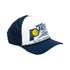 Adult Indiana Pacers Patch Rally Drive 9Forty Hat in Navy by New Era - Angled Right Side View