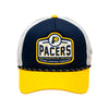Adult Indiana Pacers Patch Rally Drive 9Forty Hat in White by New Era