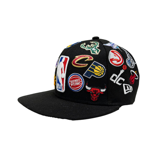 Adult NBA All-Star 2024 Indianapolis All Team 59FIFTY Hat in Black by New Era - Angled Left Side View