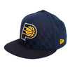 Adult Indiana Pacers Rally Drive 59FIFTY Hat in Navy by New Era - Angled Left Side View