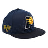 Adult Indiana Pacers Rally Drive 59FIFTY Hat in Navy by New Era - Angled Right Side View