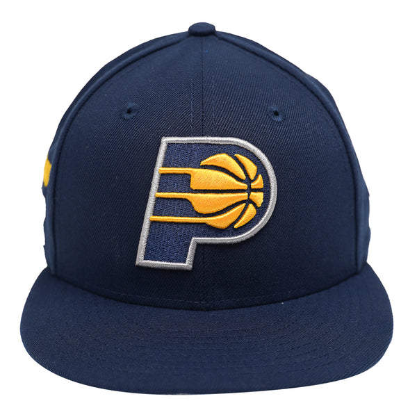 Adult Indiana Pacers Primary Logo Rally Drive 59FIFTY Hat in Navy by New Era - Front View