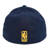 Adult Indiana Pacers Primary Logo Rally Drive 59FIFTY Hat in Navy by New Era - Back View