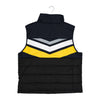 Adult Indiana Pacers Full-Zip Chevron Vest by New Era - Back View