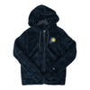 Women's Indiana Pacers Full Zip Sherpa Fleece by New Era In Blue - Front View