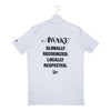 Adult Indiana Pacers Awake Collab Short Sleeve T-shirt by New Era In White - Back View