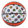 WNBA All Team Full Size Basketball by Wilson In Orange & White - Team Logo View
