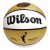 Indiana Fever Full Size Autograph Basketball On Gold and White by Wilson - Front View