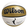 Indiana Fever Full Size Autograph Basketball On Gold and White by Wilson - Back View