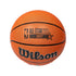 NBA All-Star 2024 Indianapolis Full Size Replica Game Basketball in Orange by Wilson - All-Star Logo View