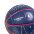 NBA All-Star 2024 Indianapolis Full Size Collectors Basketball in Navy by Wilson - Zoomed in All-Star Logo View