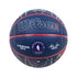 NBA All-Star 2024 Indianapolis Full Size Collectors Basketball in Navy by Wilson - Wilson and All-Star Logo View