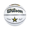 NBA All-Star 2024 Indianapolis Full Size Autograph Basketball in White by Wilson - White Side Wilson Logo