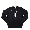 Adult WNBA Logo Woman Crewneck Sweatshirt in Black by Nike
