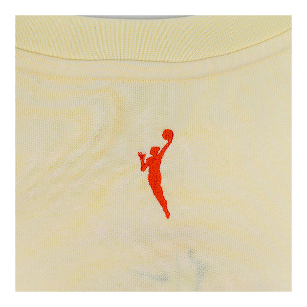 Adult WNBA '24 Standard Issue Crewneck Sweatshirt in Natural by Nike - Zoom View On WNBA Logo