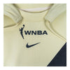 Adult Indiana Fever '24 Standard Issue Hooded Fleece In Natural  and Black by Nike - Zoom View On Front Logos