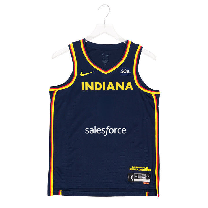 Adult Indiana Fever Explorer Edition Custom Swingman Jersey in Navy by Nike