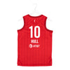 Adult Indiana Fever #10 Hull Rebel Swingman Jersey by Nike in Red - Back View