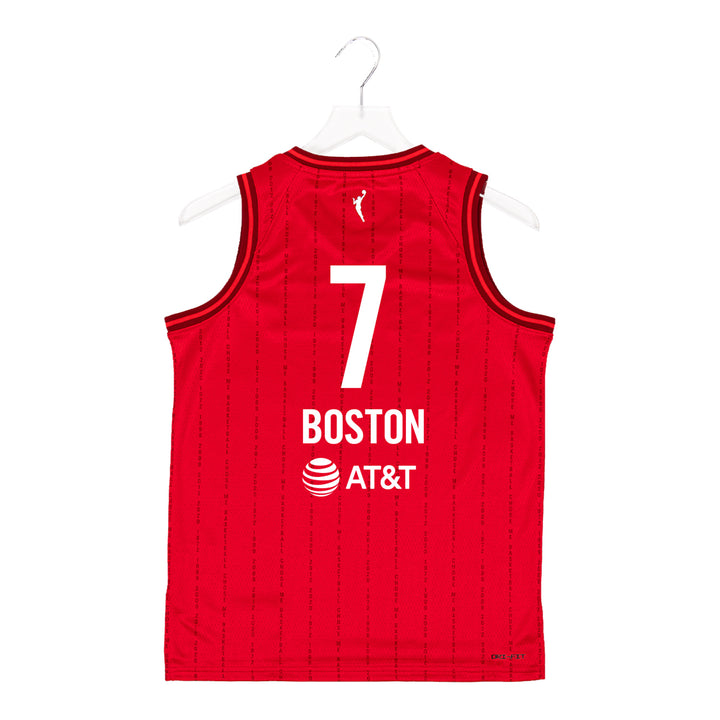 Youth Indiana Fever #7 Boston Rebel Swingman Jersey by Nike - Back View