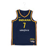 Adult Indiana Fever #7 Aliyah Boston Explorer Swingman Jersey by Nike In Blue - Front View