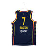 Adult Indiana Fever #7 Aliyah Boston Explorer Swingman Jersey by Nike In Blue - Back View