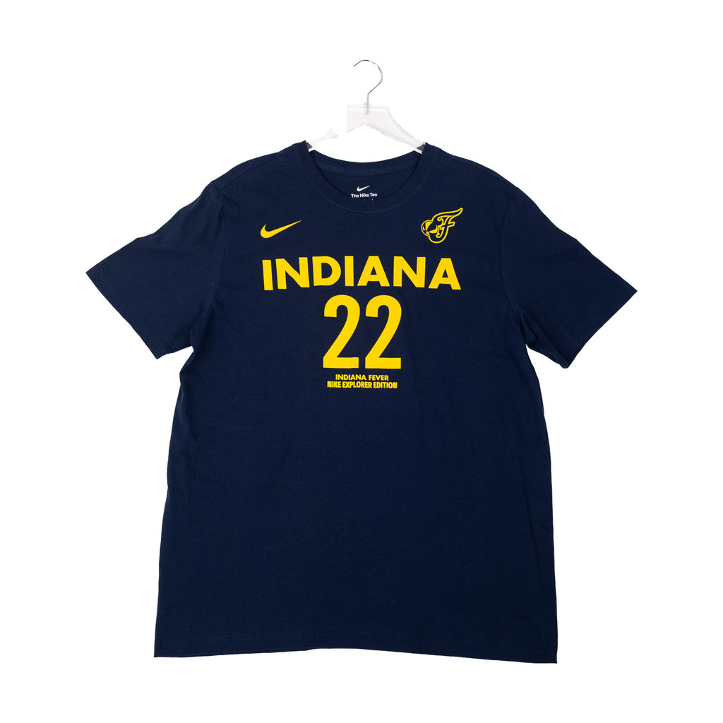 Adult Indiana Fever #22 Caitlin Clark Explorer Name and Number T-Shirt ...