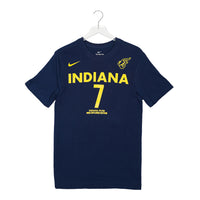 Adult Indiana Fever #7 Aliyah Boston Explorer Name and Number T-Shirt in Navy by Nike