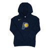Youth Indiana Pacers Primary Logo Club Hooded Sweatshirt in Navy by Nike