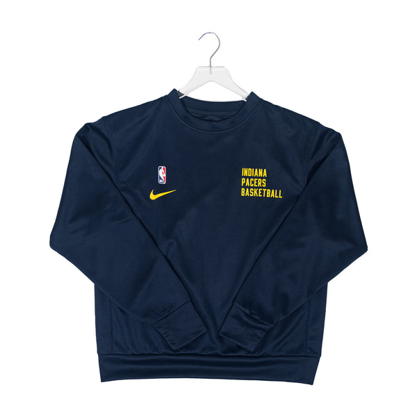 Adult Indiana Pacers 23-24' Spotlight Crewneck Sweatshirt in Navy by Nike - Front View