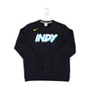 Adult Indiana Pacers 23-24' CITY EDITION 'INDY' Club Crew Fleece in Black by Nike