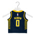 Infant Indiana Pacers Tyrese Haliburton Icon Jersey by Nike In Blue & Gold - Back View