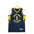 Youth 4-7 Indiana Pacers #0 Tyrese Haliburton Icon Swigman Jersey by Nike in Navy - Front View