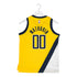 Youth Indiana Pacers Bennedict Mathurin #00 Statement Swingman Jersey by Jordan In Gold, Blue & White - Back View